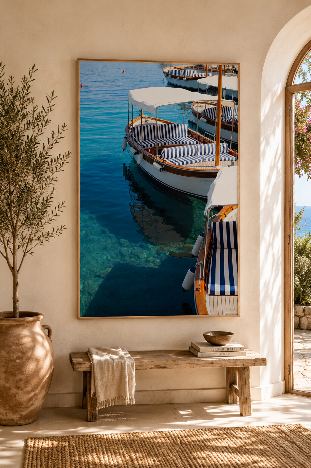 Blue Mediterranean Wall Art Bundle of 21: European Summer Photography Printable