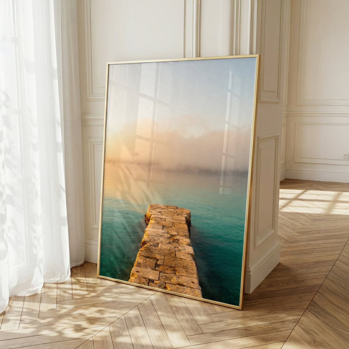 Mediterranean Morning Wall Art Set of 50: Quiet Luxury European Summer Photography Printable