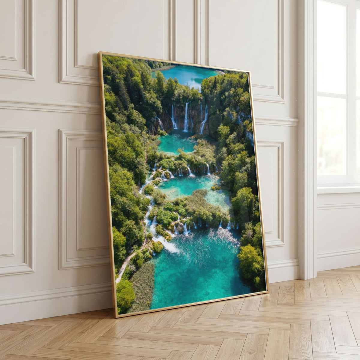 Plitvice Lakes Wall Art Bundle of 25: Croatia Waterfalls, Turquoise Lakes & Nature Photography Printable