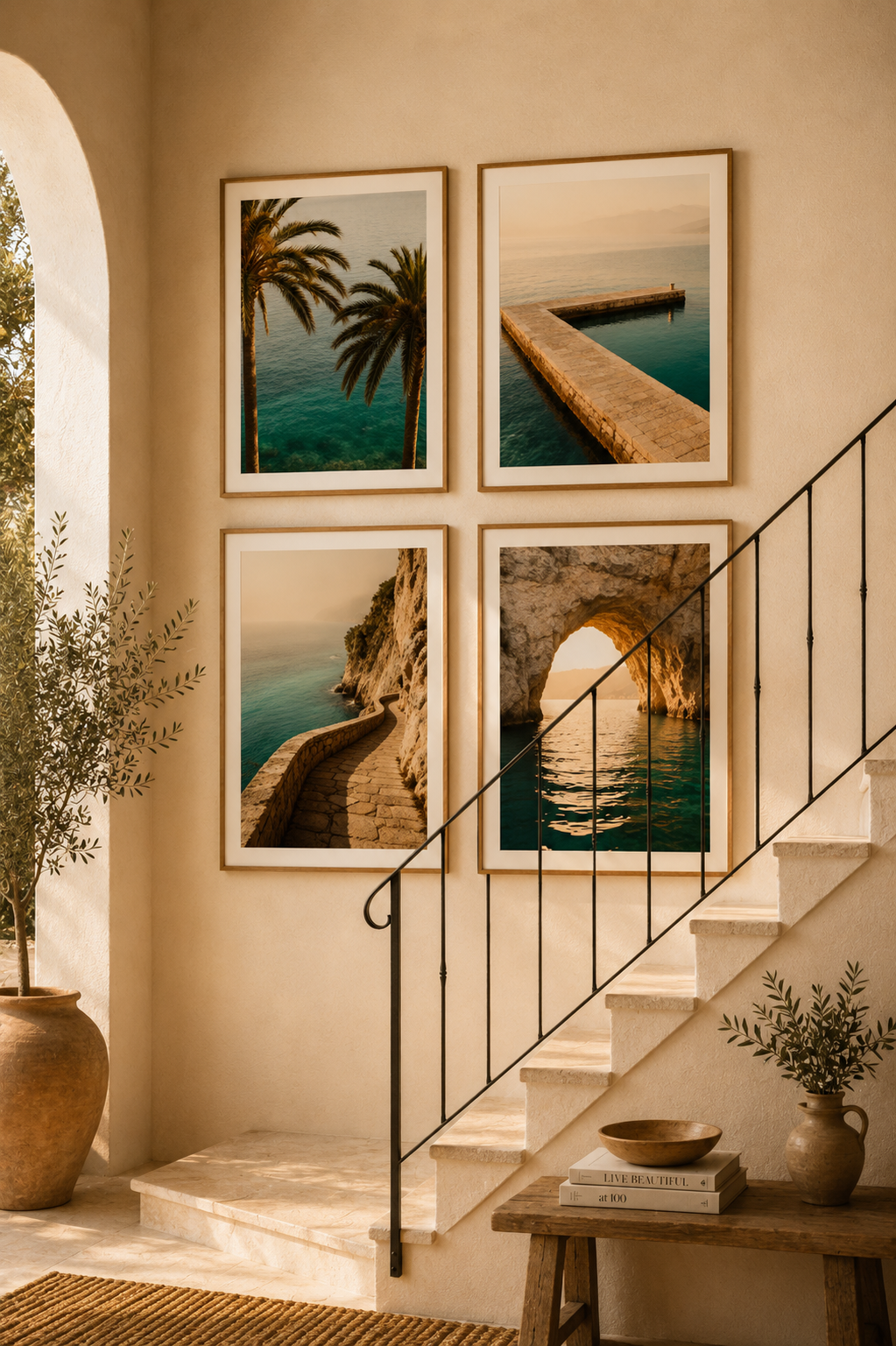 European Summer Wall Art Bundle of 24: Mediterranean Riviera Coastal Photography Printable