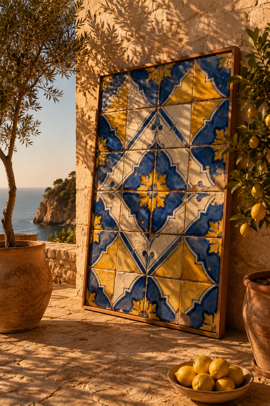 Italian Lemon Wall Art Set of 25: Amalfi Coast Mediterranean Summer Printable