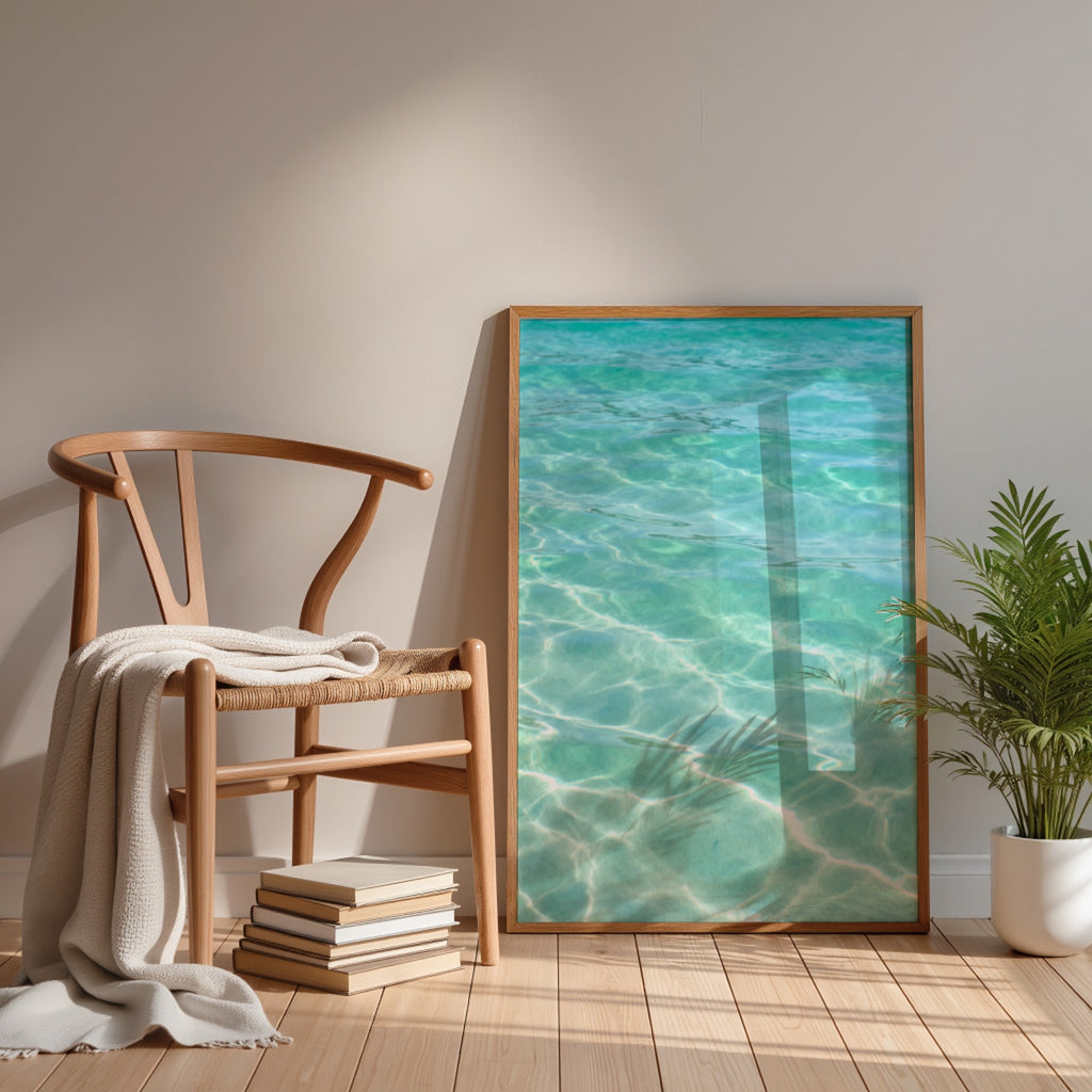 Ocean Photography Wall Art Set of 10: Coastal Beach Printable, Turquoise Water Decor