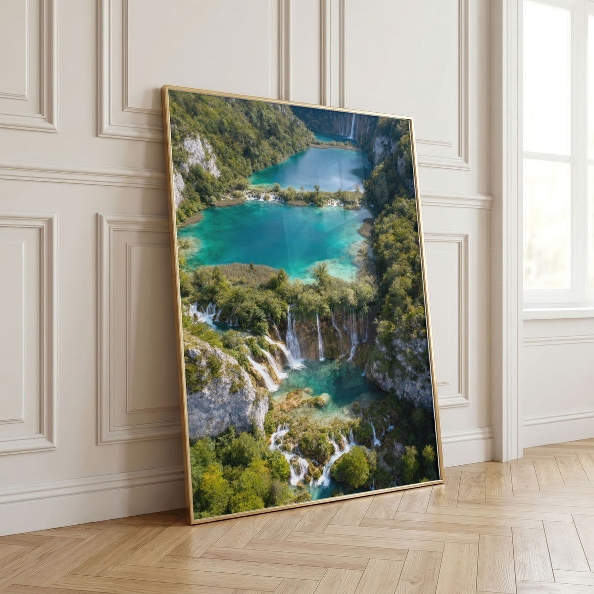 Plitvice Lakes Wall Art Bundle of 25: Croatia Waterfalls, Turquoise Lakes & Nature Photography Printable
