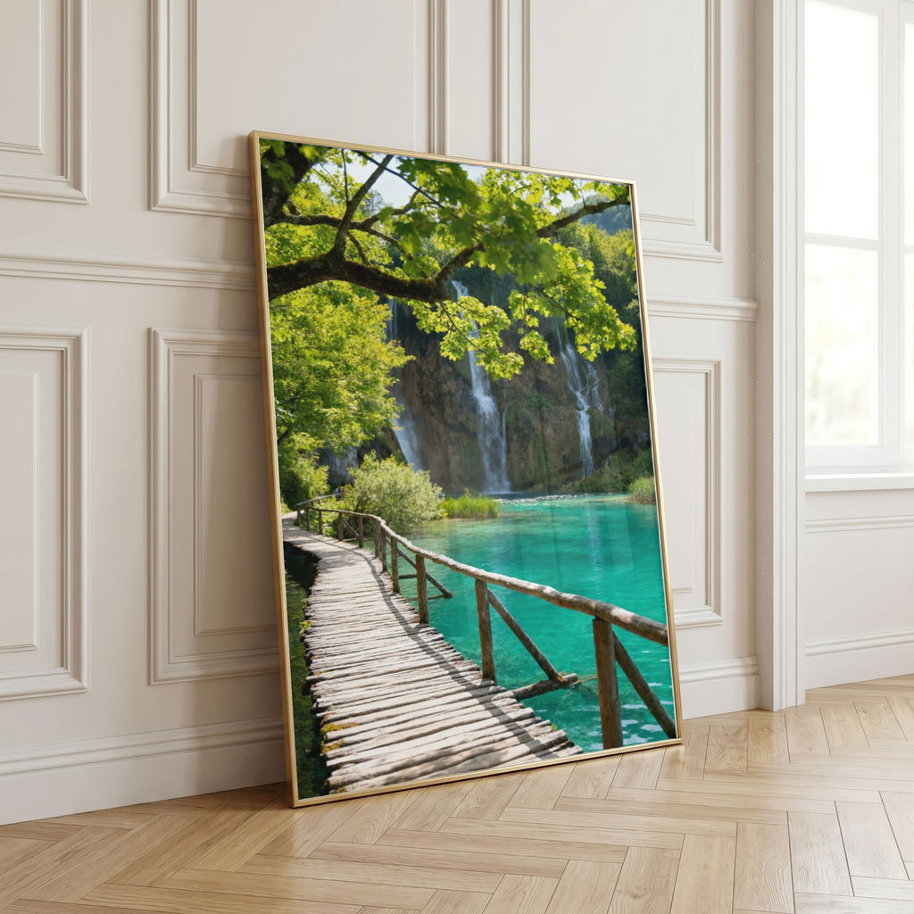 Plitvice Lakes Wall Art Bundle of 25: Croatia Waterfalls, Turquoise Lakes & Nature Photography Printable