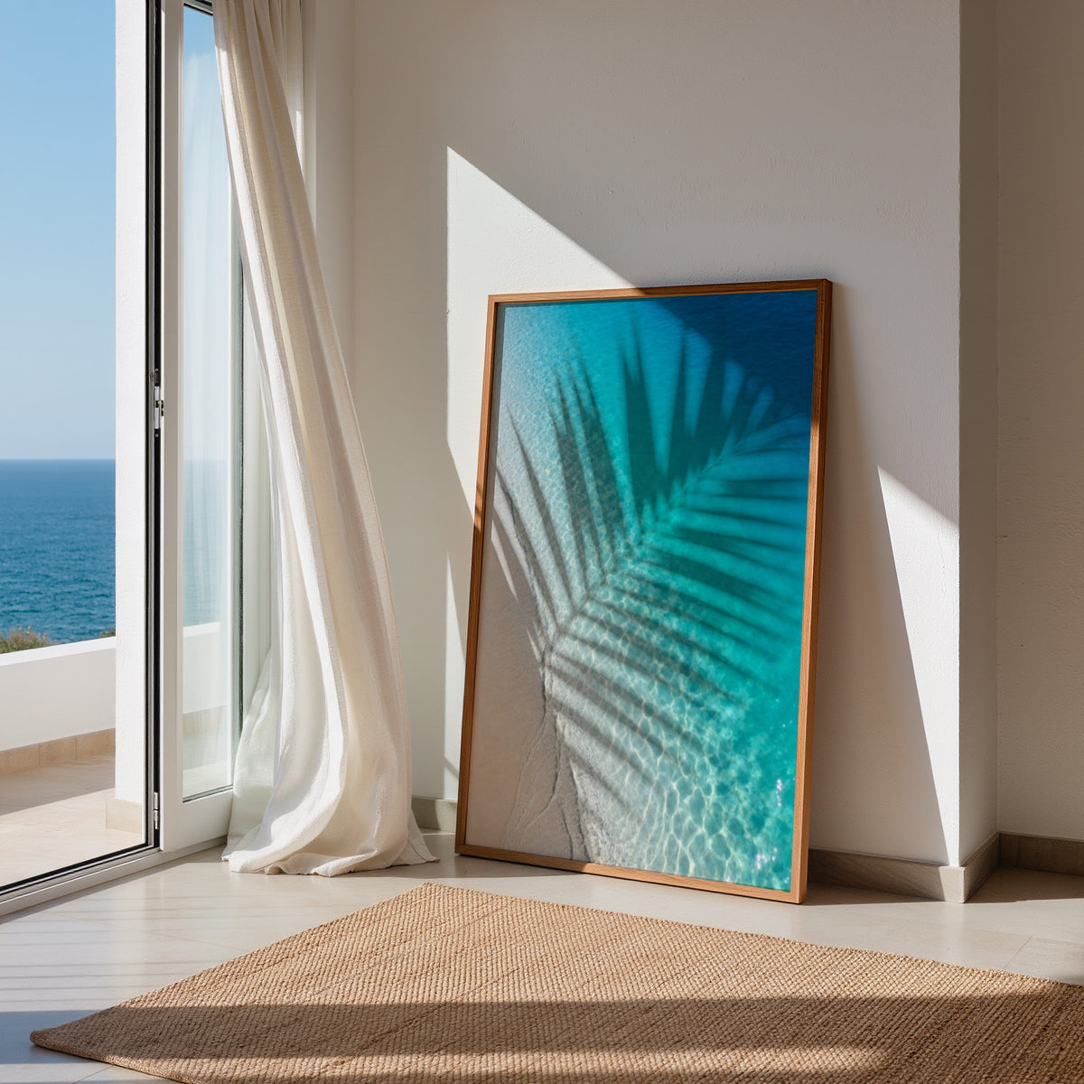 Ocean Photography Wall Art Set of 10: Coastal Beach Printable, Turquoise Water Decor