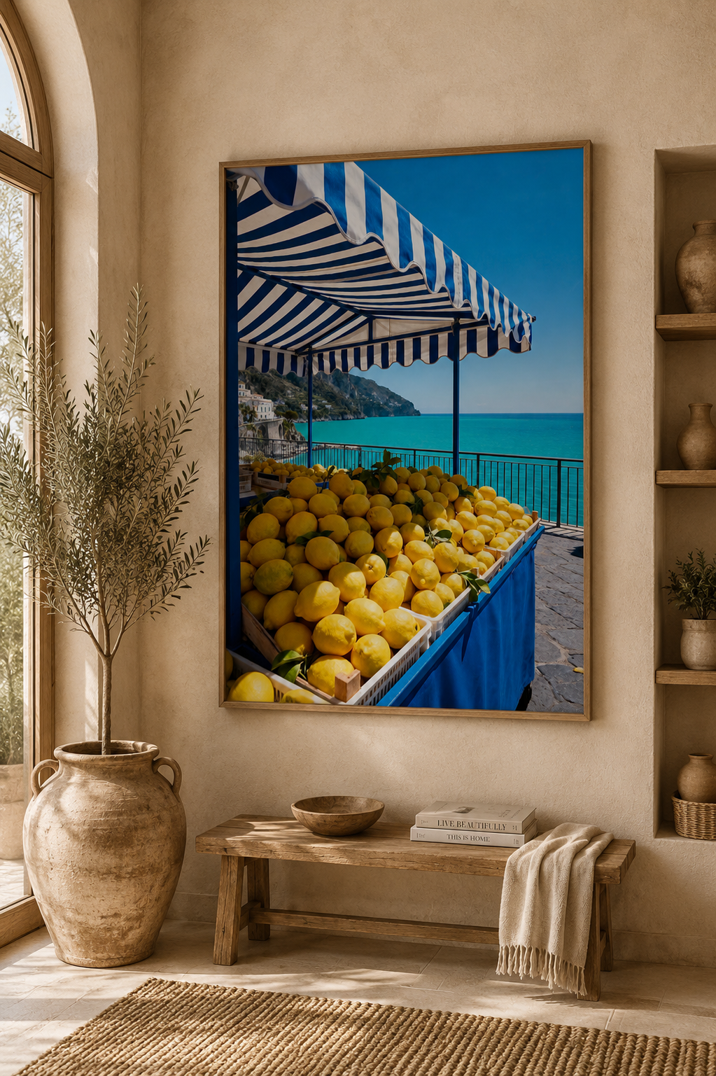 Blue Mediterranean Wall Art Bundle of 21: European Summer Photography Printable