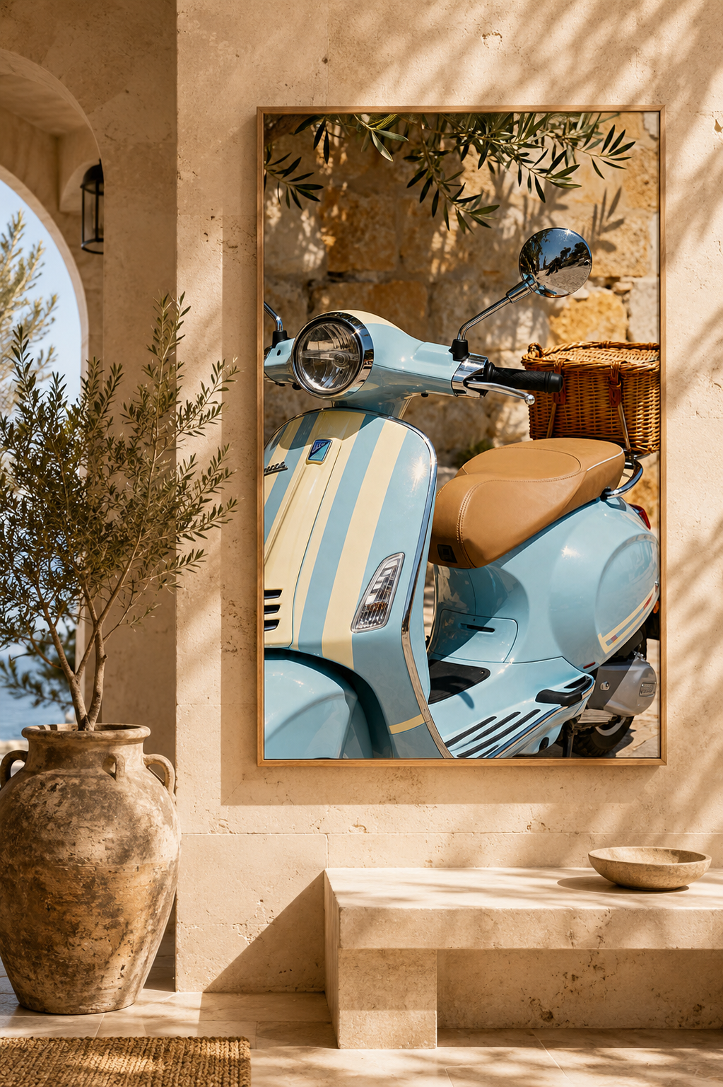 Blue Mediterranean Wall Art Bundle of 21: European Summer Photography Printable