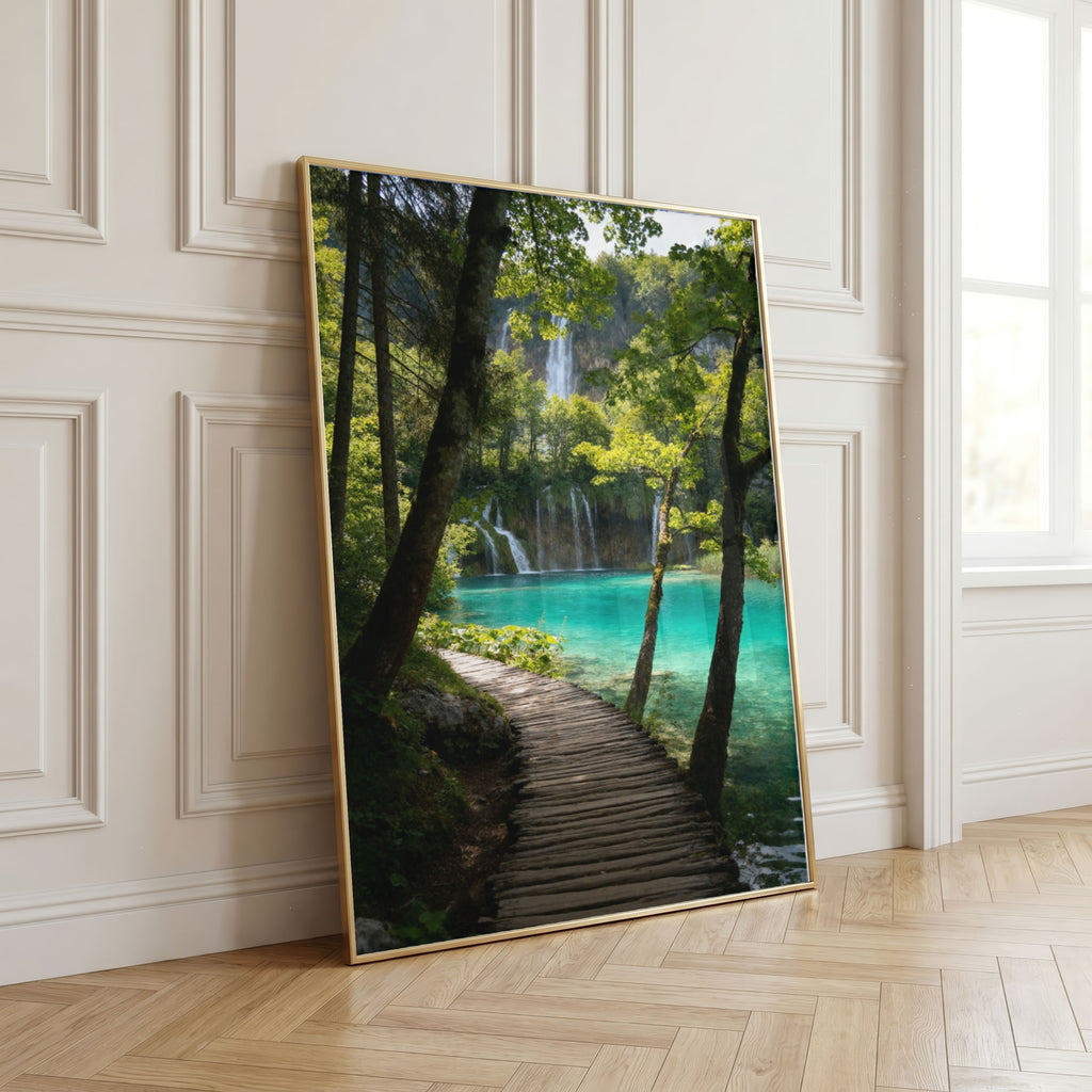 Plitvice Lakes Wall Art Bundle of 25: Croatia Waterfalls, Turquoise Lakes & Nature Photography Printable
