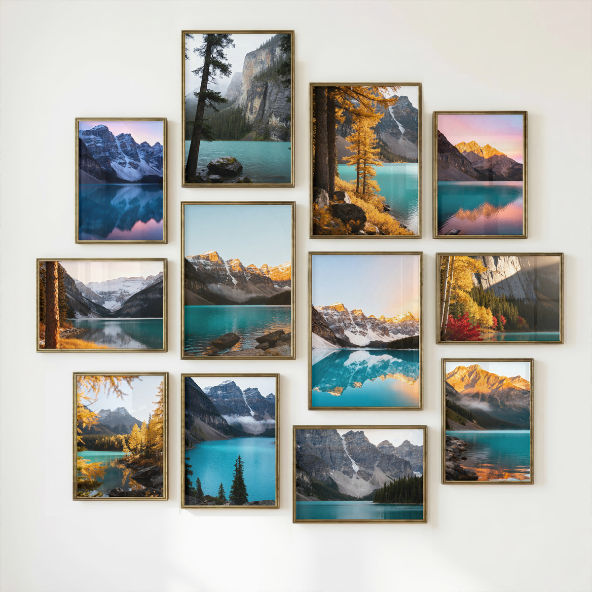 Banff Wall Art Bundle of 20: Canadian Rockies Photography Printable