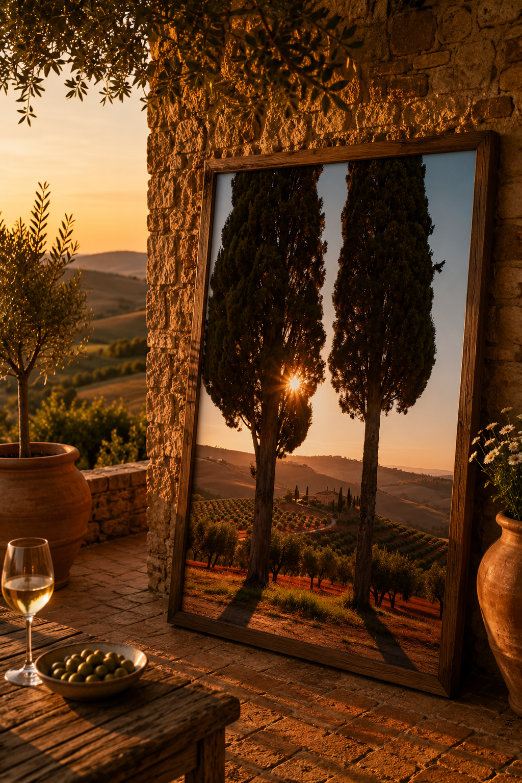 Tuscany Wall Art Bundle of 27: Italian Countryside Sunset Printable