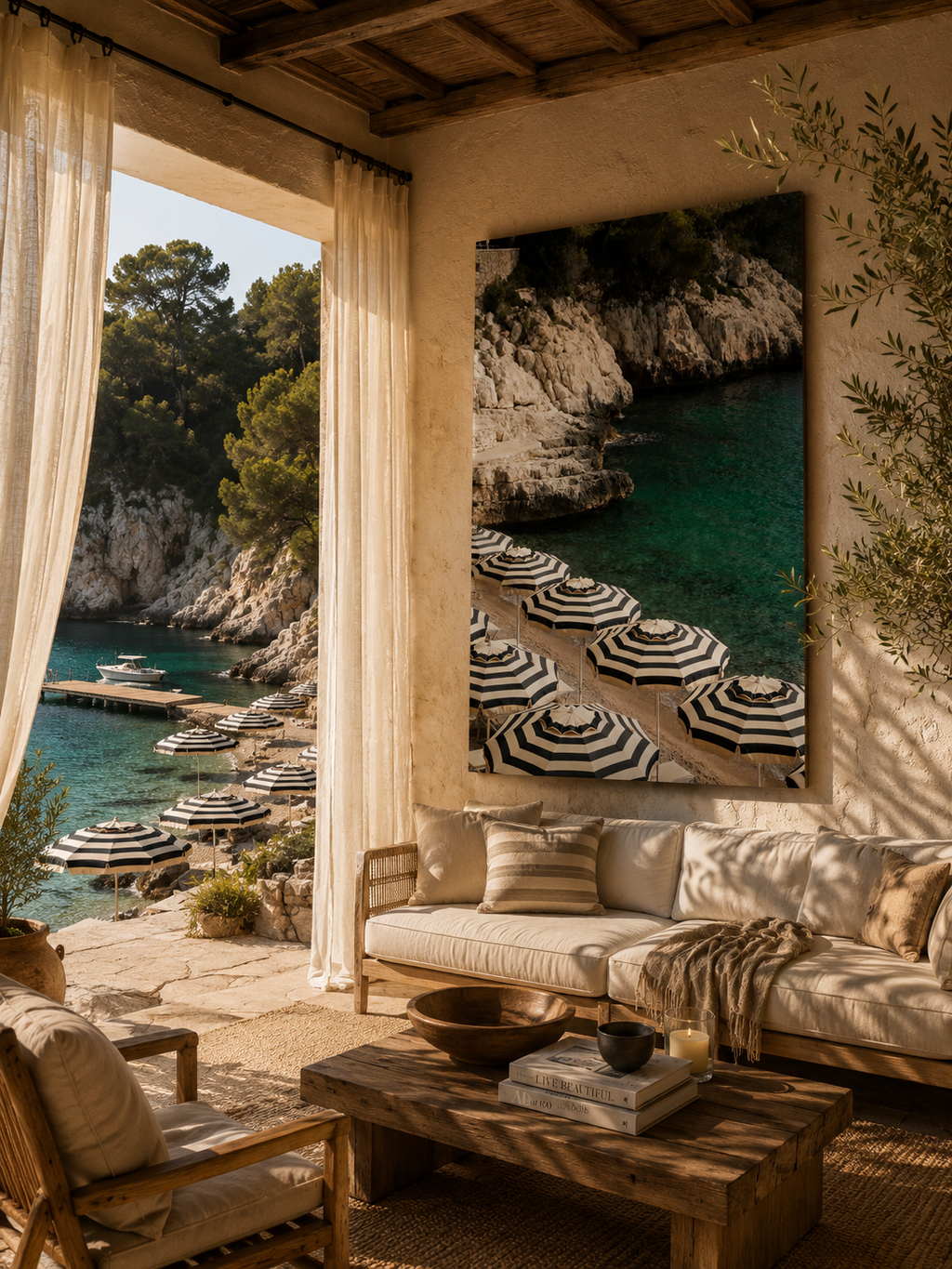 European Summer Wall Art Bundle of 24: Mediterranean Riviera Coastal Photography Printable