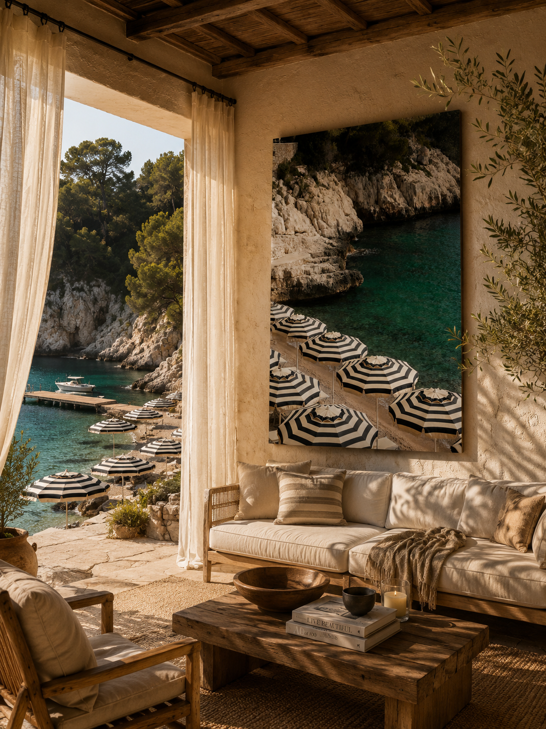 European Summer Wall Art Bundle of 24: Mediterranean Riviera Coastal Photography Printable