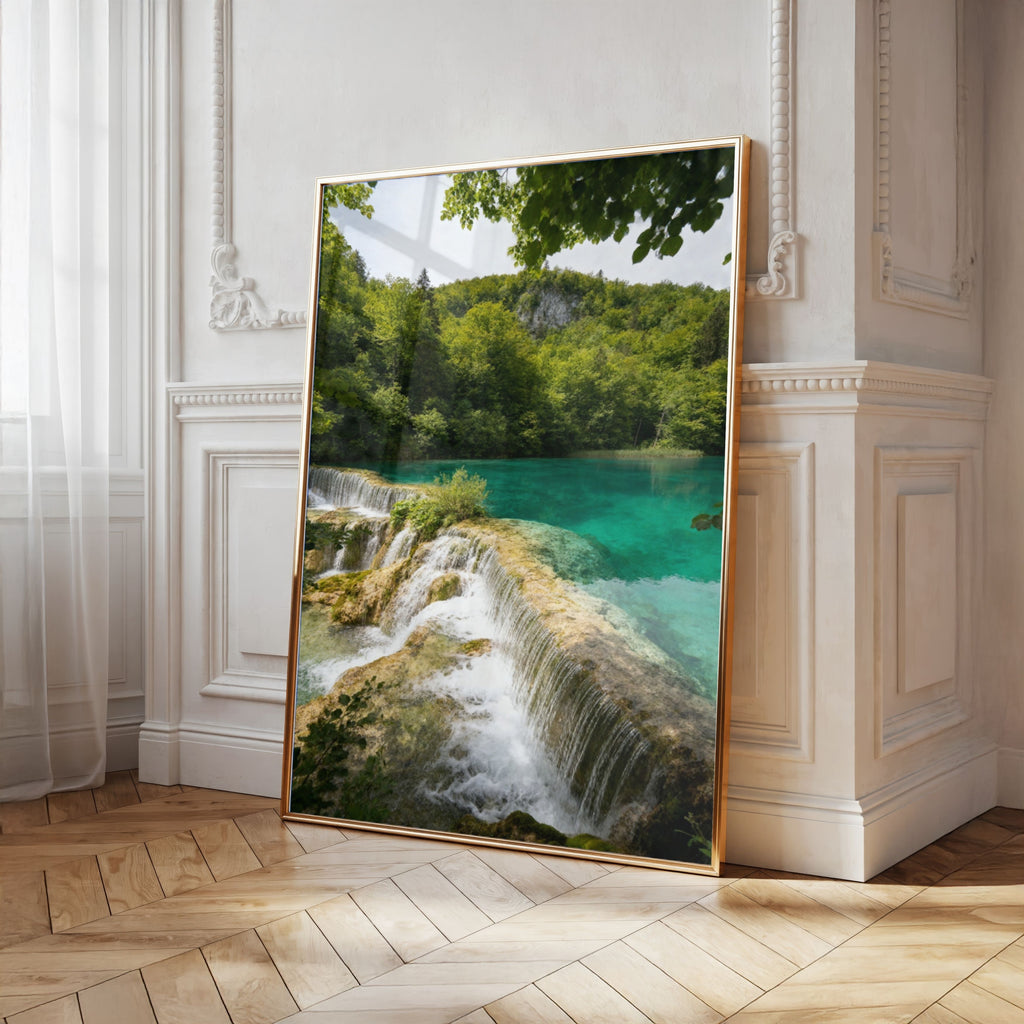 Plitvice Lakes Wall Art Bundle of 25: Croatia Waterfalls, Turquoise Lakes & Nature Photography Printable