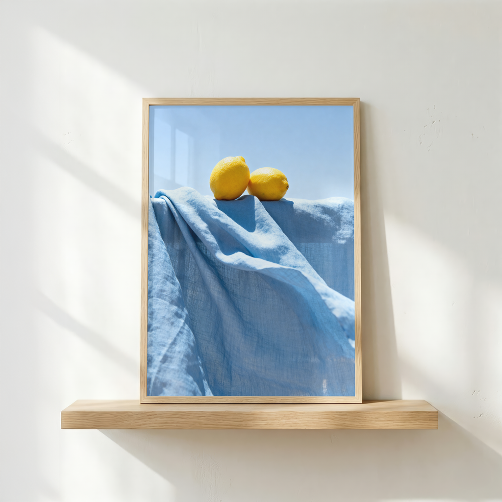 Italian Lemon Wall Art Set of 25: Amalfi Coast Mediterranean Summer Printable