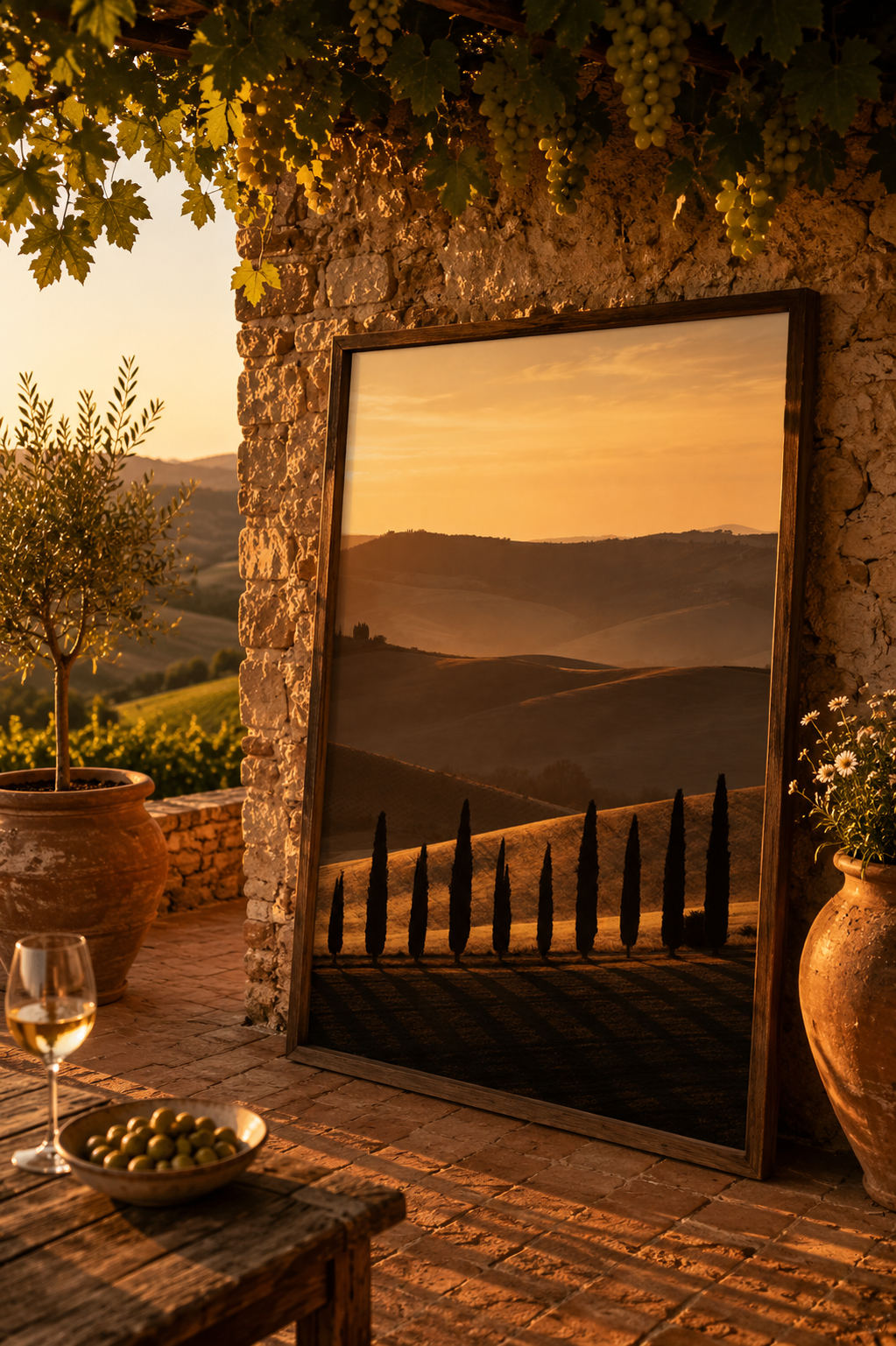Tuscany Wall Art Bundle of 27: Italian Countryside Sunset Printable