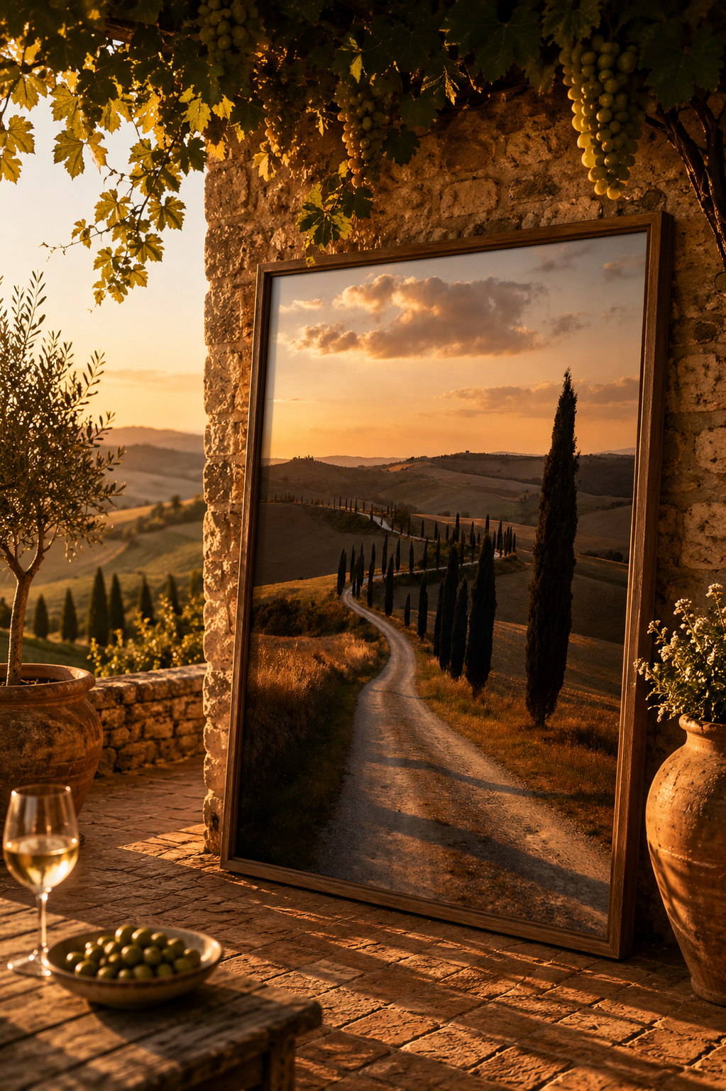 Tuscany Wall Art Bundle of 27: Italian Countryside Sunset Printable