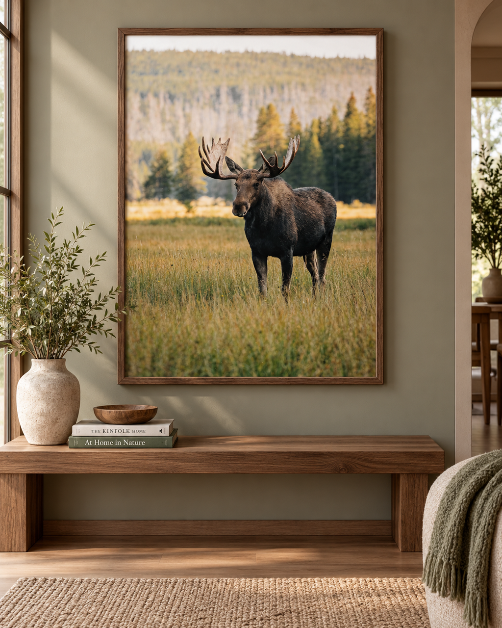 Moose Wall Art Set of 18: Wildlife Photography, Rustic Cabin & Nordic Lodge Decor Printable