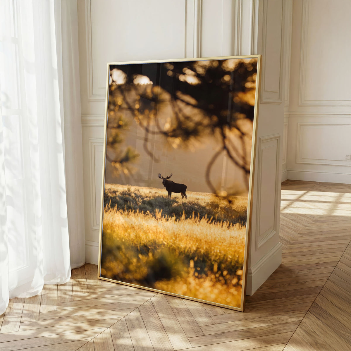 Moose Wall Art Set of 18: Wildlife Photography, Rustic Cabin & Nordic Lodge Decor Printable