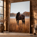 Autumn Horse Wall Art: Brown Horse Countryside Photography Printable