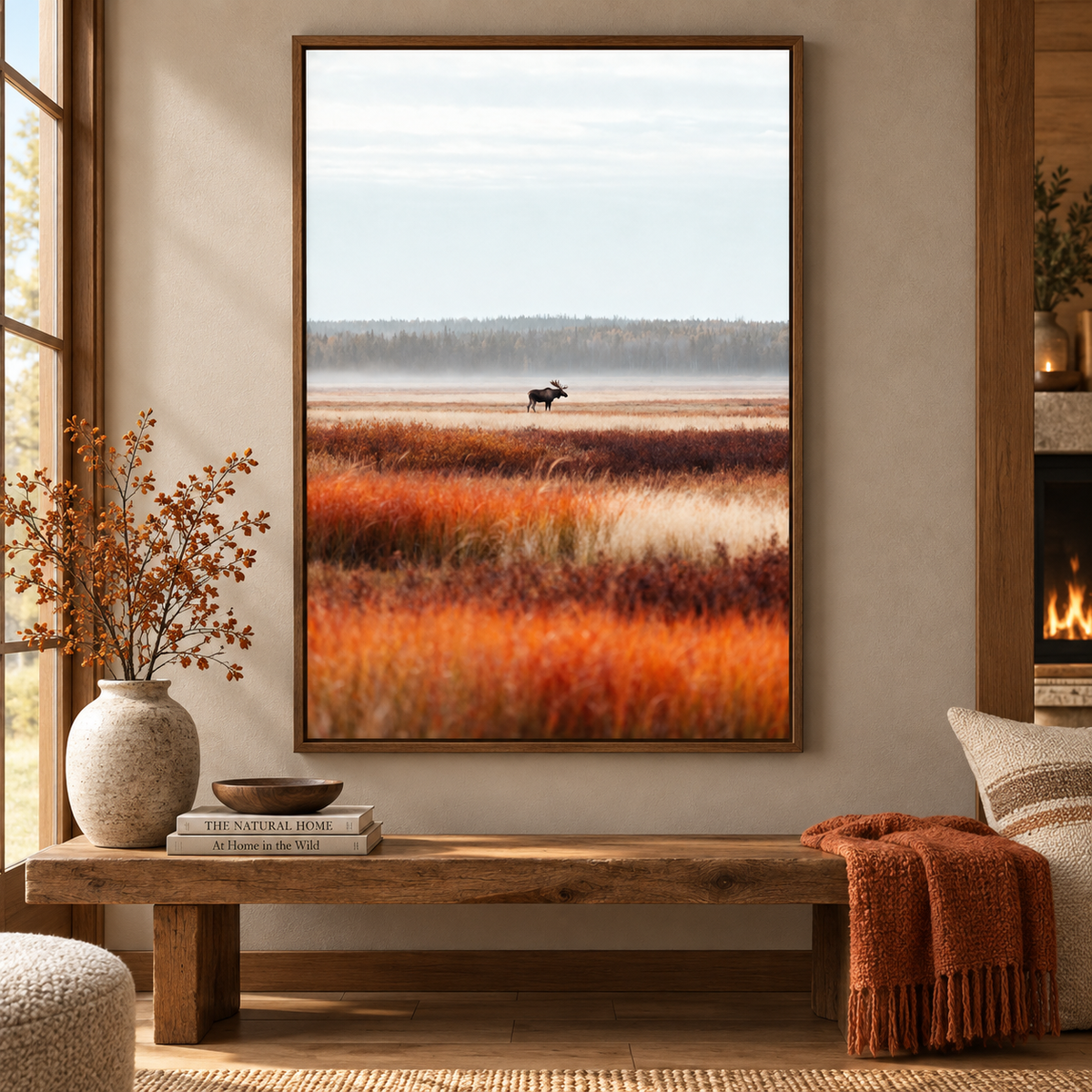Moose Wall Art Set of 18: Wildlife Photography, Rustic Cabin & Nordic Lodge Decor Printable