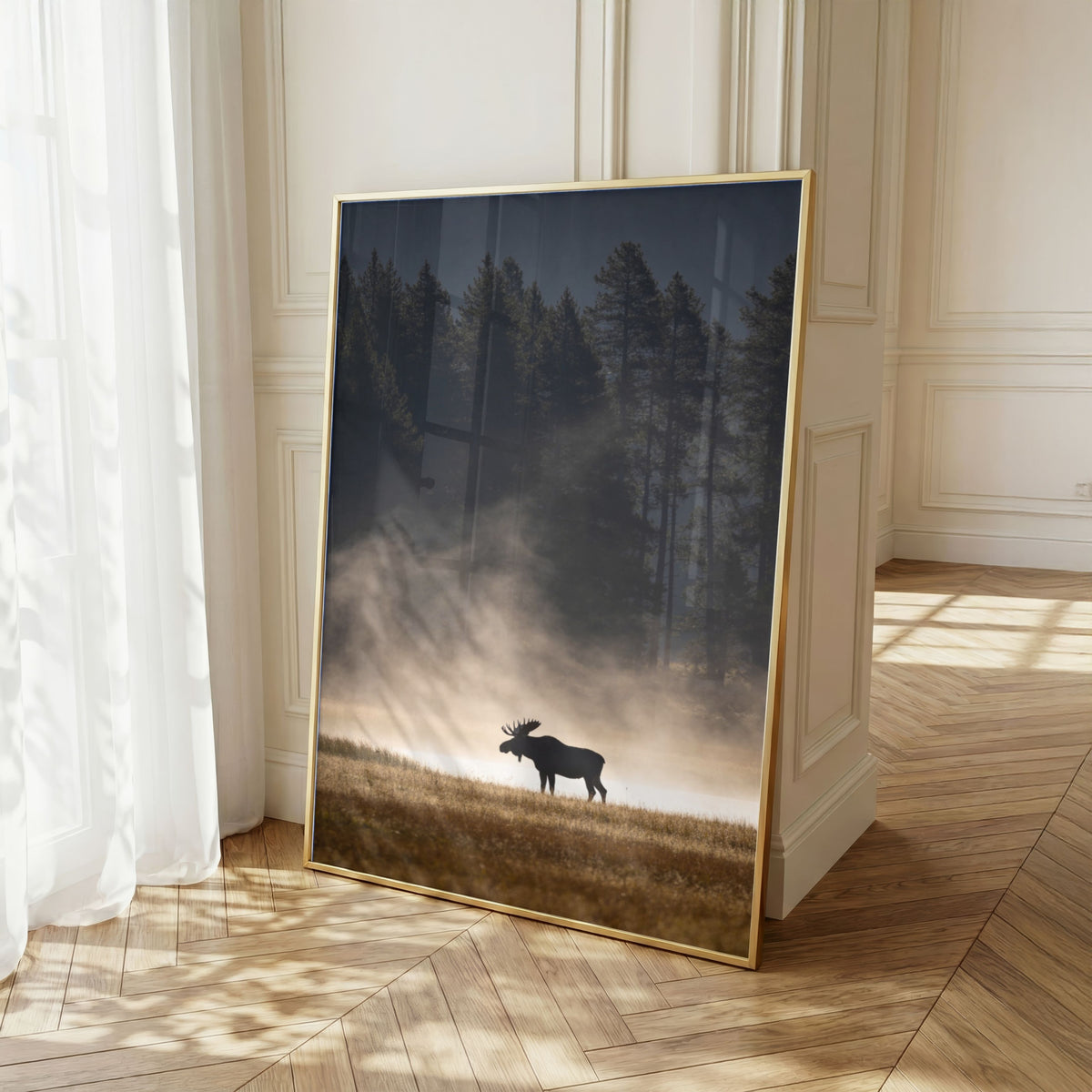 Moose Wall Art Set of 18: Wildlife Photography, Rustic Cabin & Nordic Lodge Decor Printable