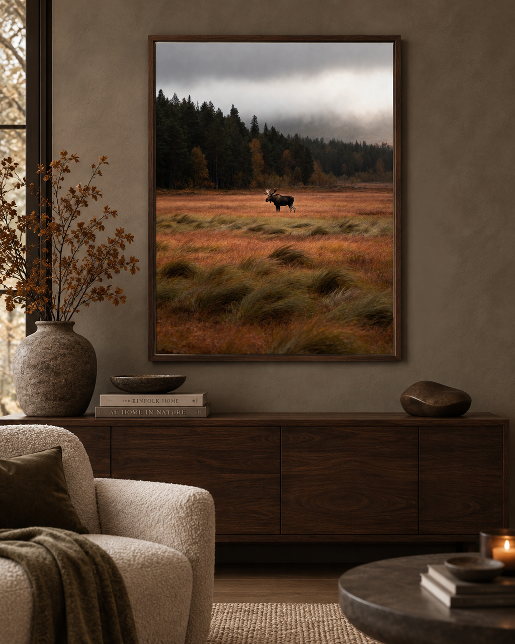 Moose Wall Art Set of 18: Wildlife Photography, Rustic Cabin & Nordic Lodge Decor Printable