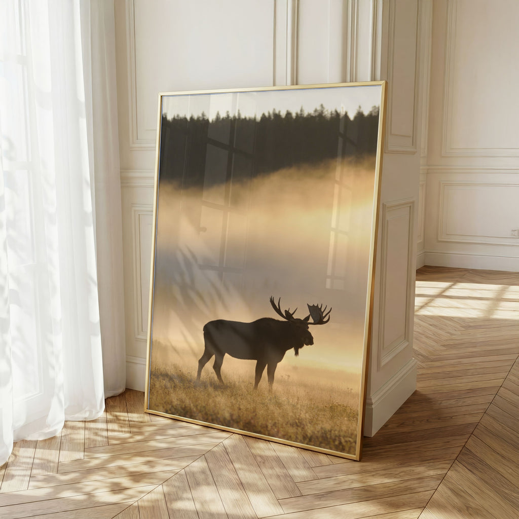 Moose Wall Art Set of 18: Wildlife Photography, Rustic Cabin & Nordic Lodge Decor Printable