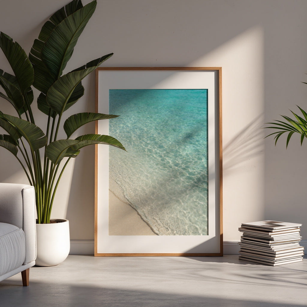 Ocean Photography Wall Art Set of 10: Coastal Beach Printable, Turquoise Water Decor