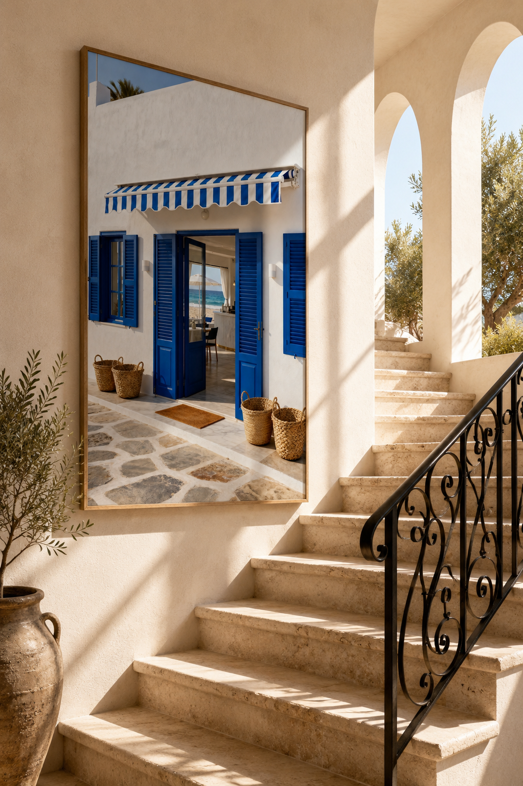 Blue Mediterranean Wall Art Bundle of 21: European Summer Photography Printable