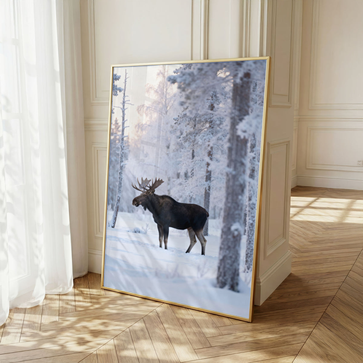 Moose Wall Art Set of 18: Wildlife Photography, Rustic Cabin & Nordic Lodge Decor Printable
