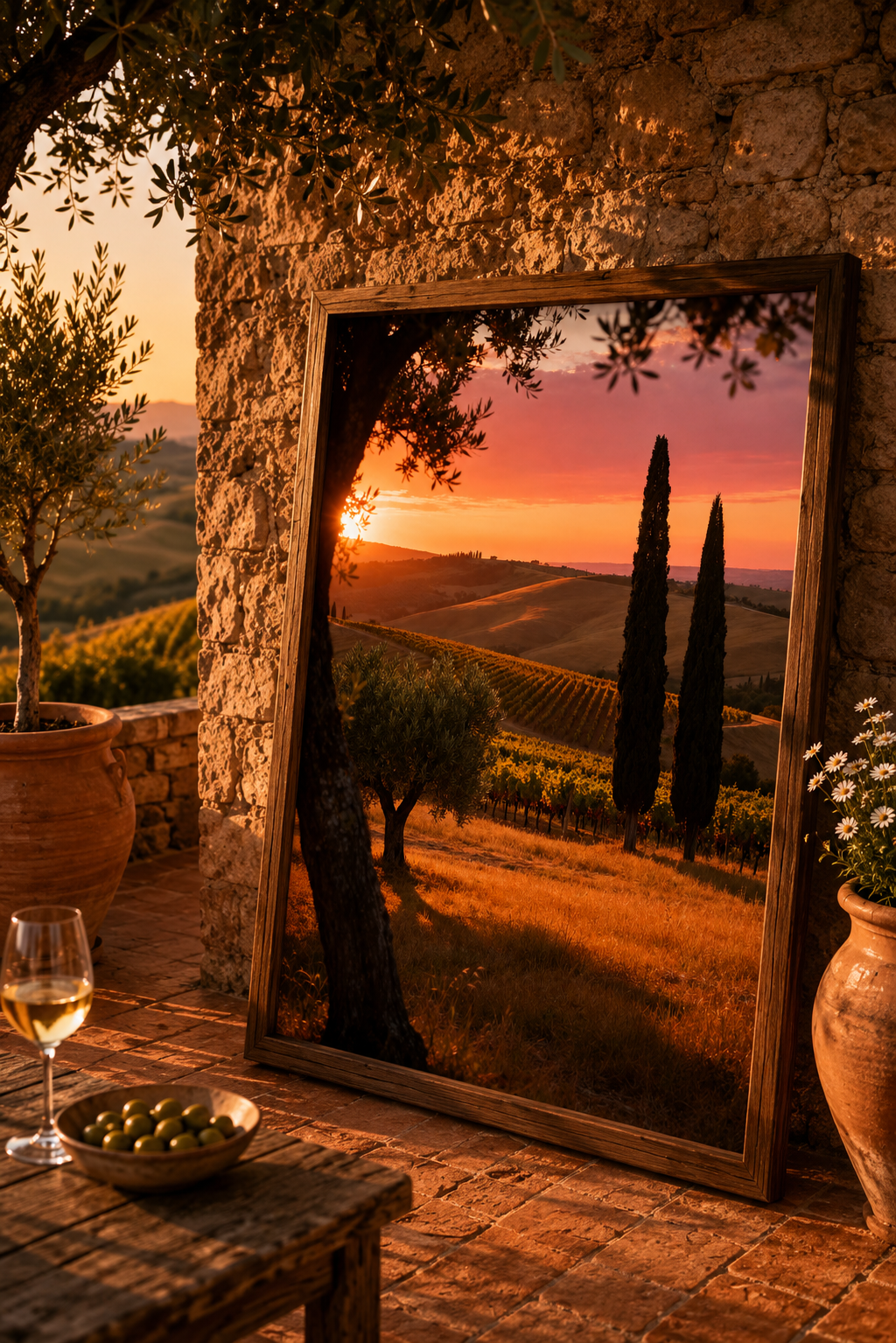 Tuscany Wall Art Bundle of 27: Italian Countryside Sunset Printable