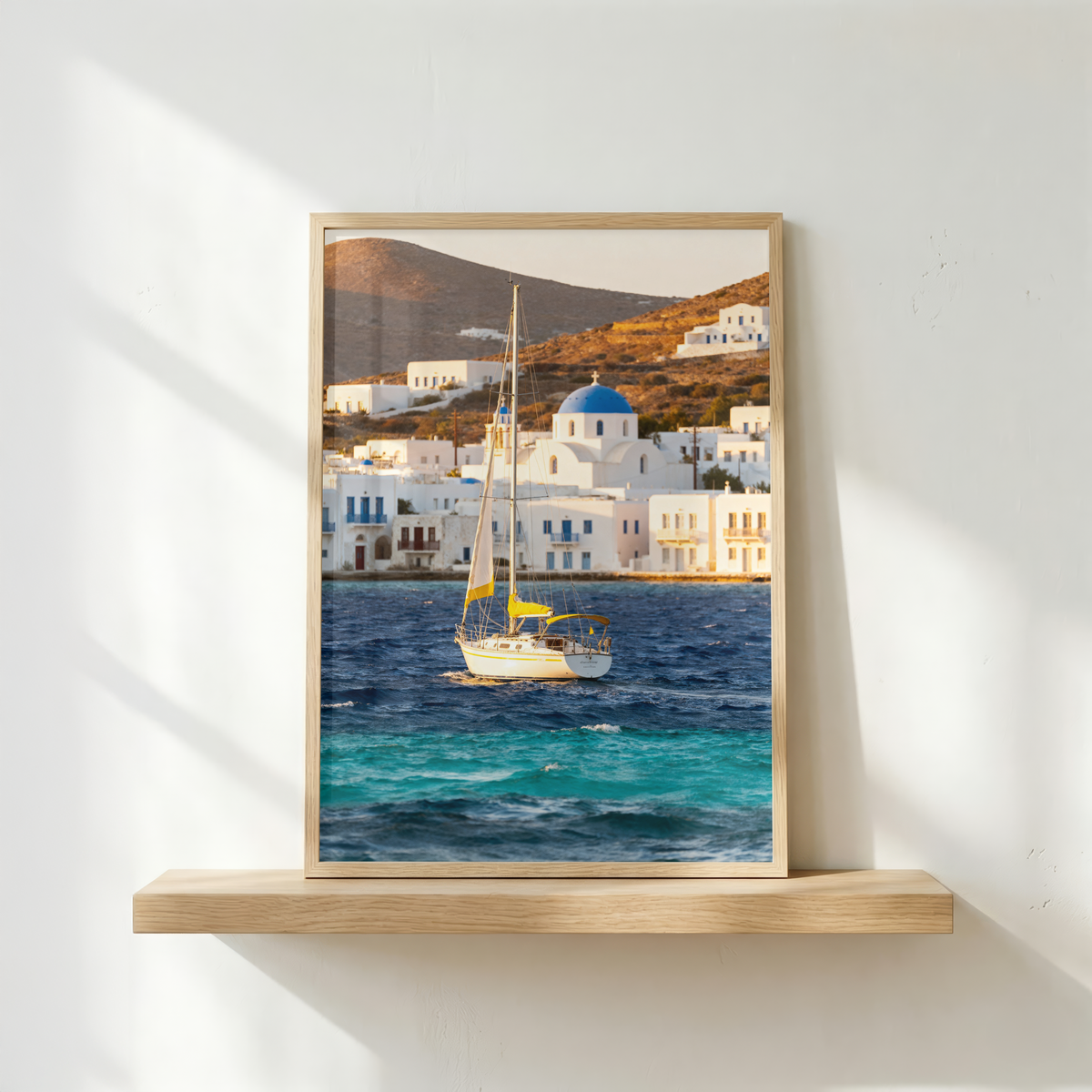 Mediterranean Wall Art Set of 3: Coastal Beach Summer Photography Printable