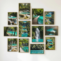 Plitvice Lakes Wall Art Bundle of 25: Croatia Waterfalls, Turquoise Lakes & Nature Photography Printable