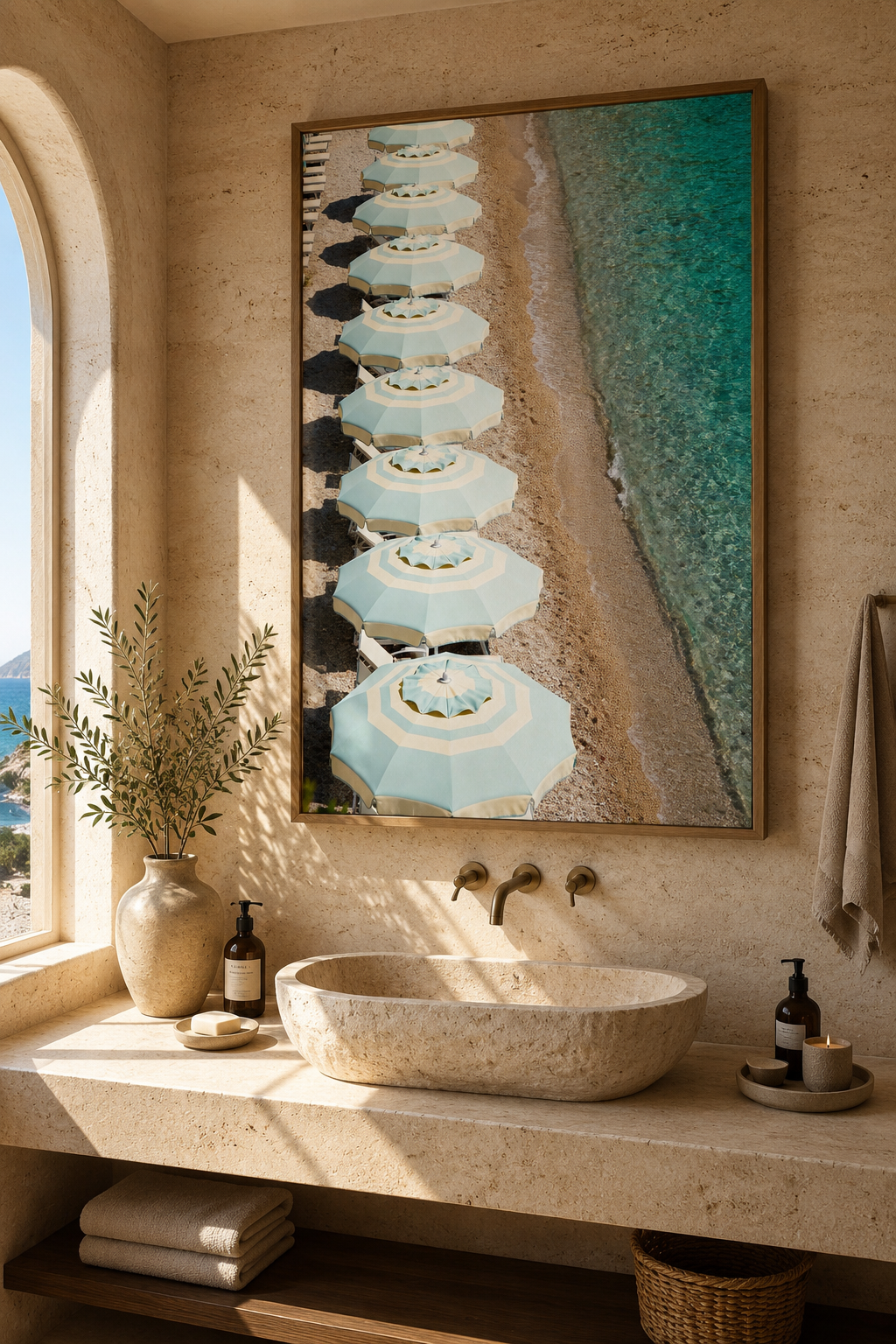 Blue Mediterranean Wall Art Bundle of 21: European Summer Photography Printable