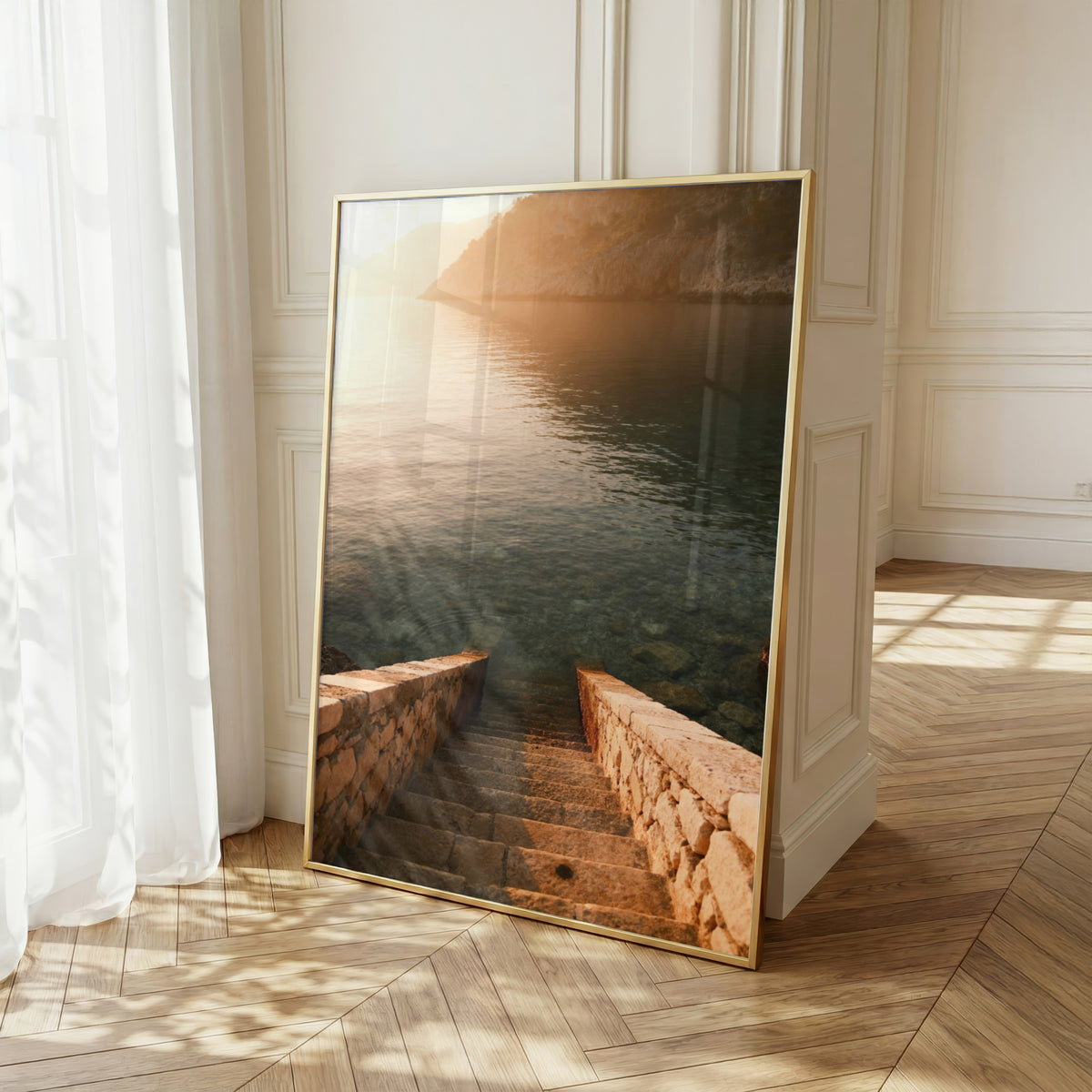 Mediterranean Morning Wall Art Set of 50: Quiet Luxury European Summer Photography Printable
