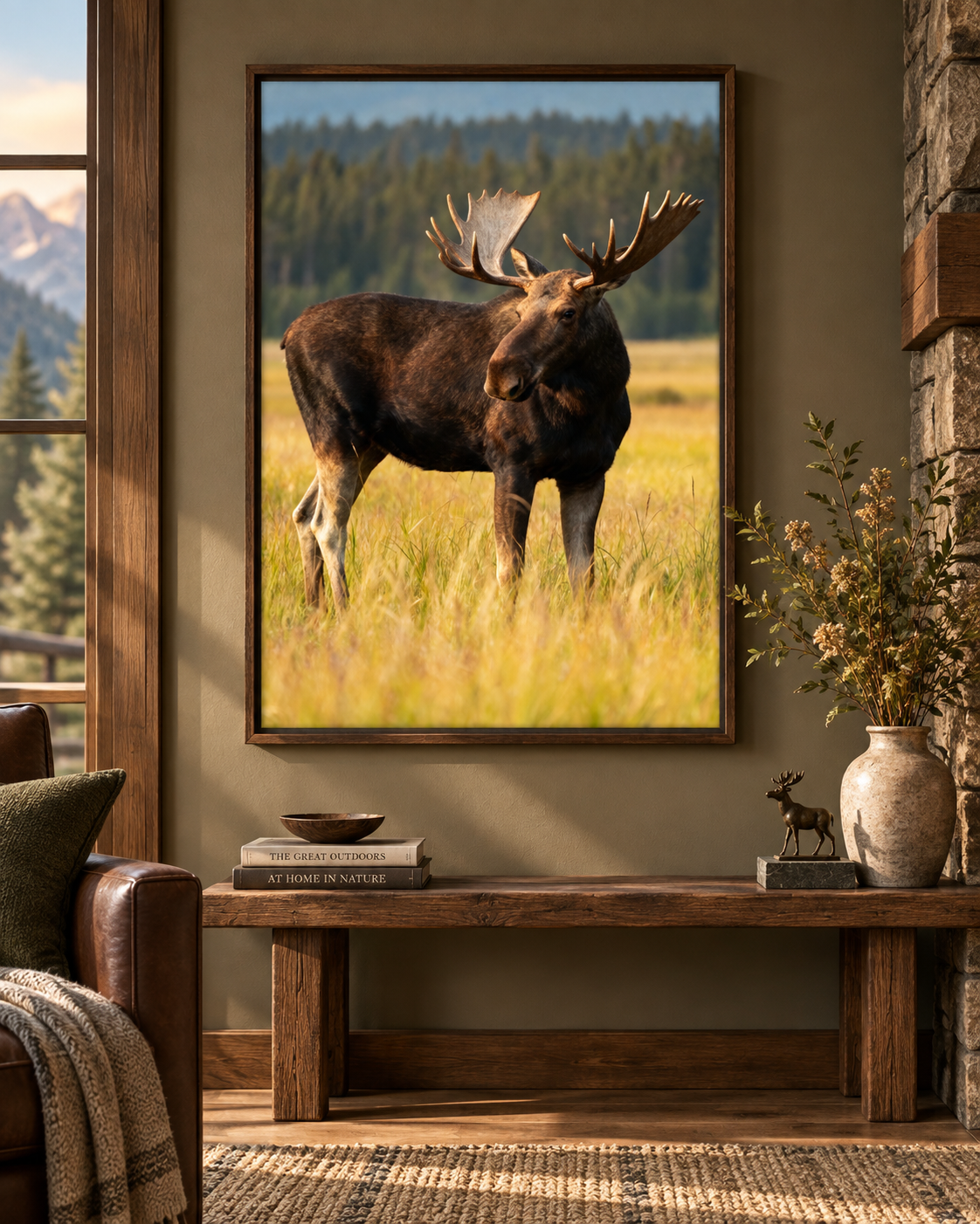 Moose Wall Art Set of 18: Wildlife Photography, Rustic Cabin & Nordic Lodge Decor Printable