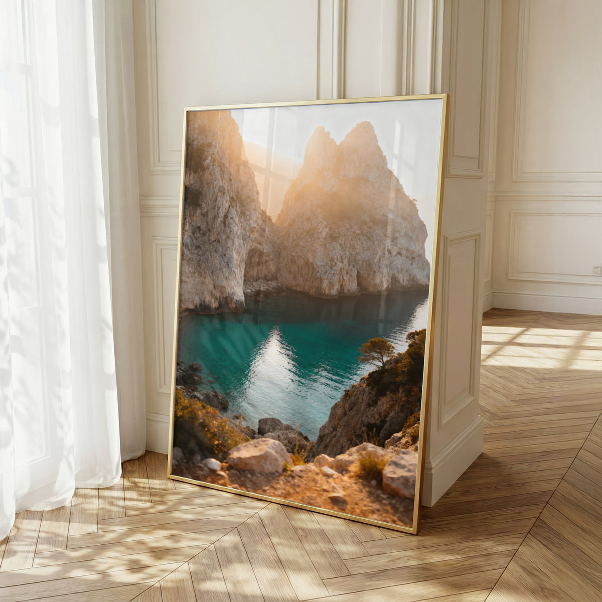 Mediterranean Morning Wall Art Set of 50: Quiet Luxury European Summer Photography Printable