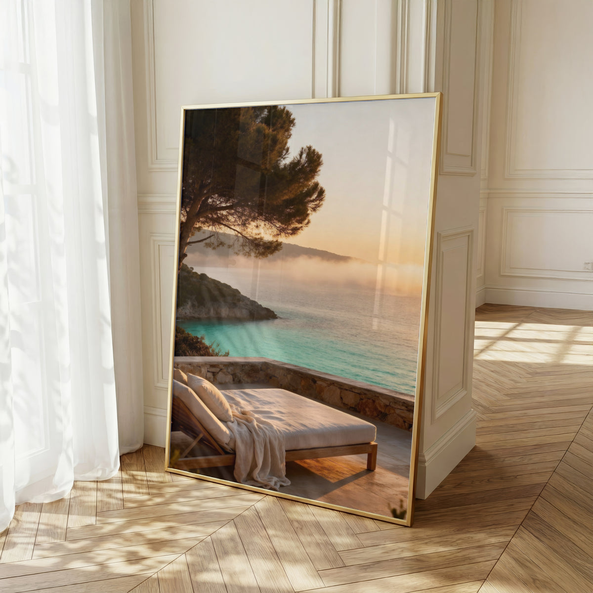 Italian Coast Wall Art Set of 12: Mediterranean Beach Photography Bathroom Decor Printable
