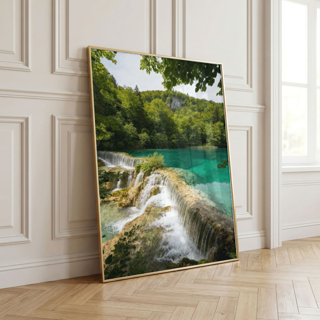 Plitvice Lakes Wall Art Bundle of 25: Croatia Waterfalls, Turquoise Lakes & Nature Photography Printable