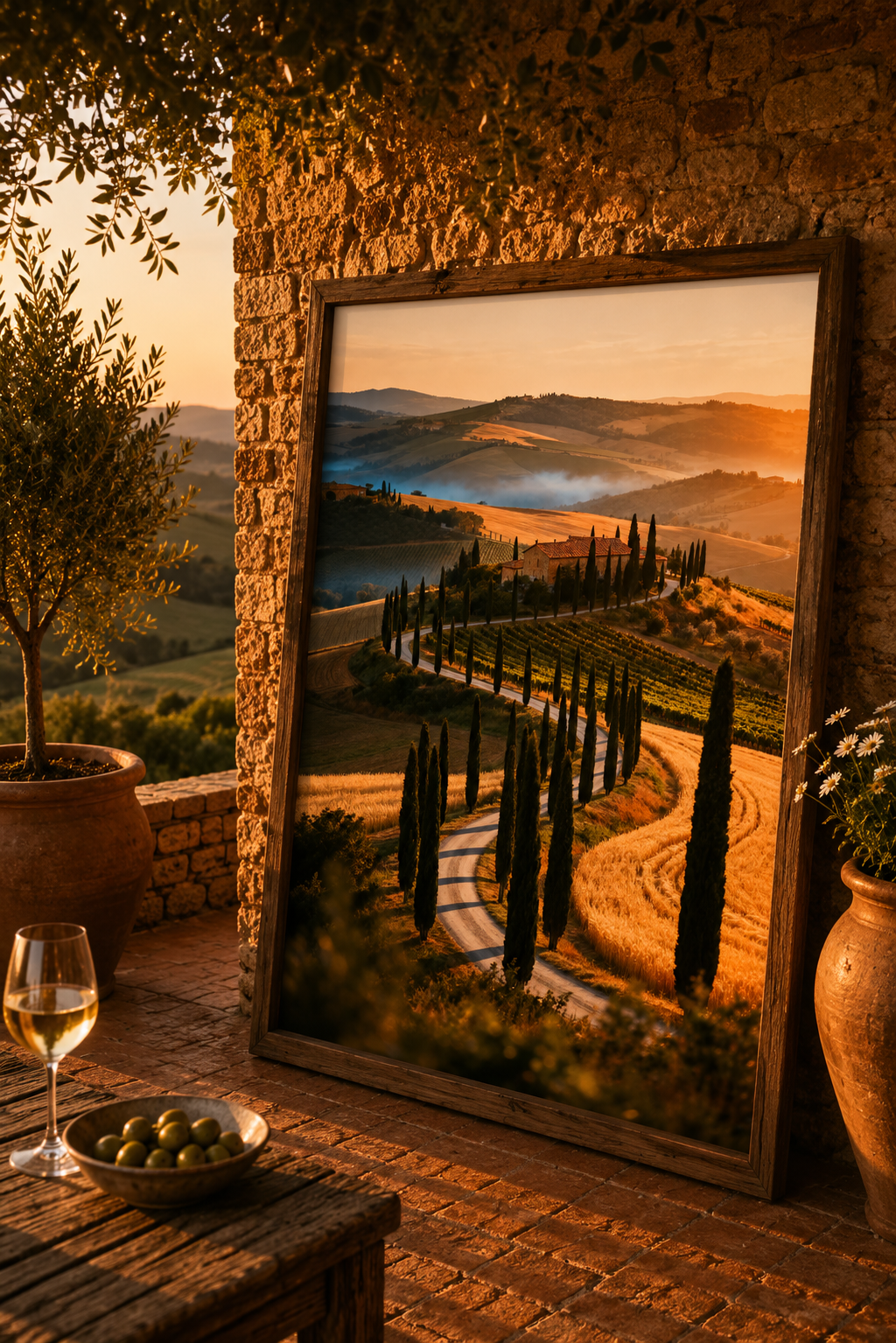 Tuscany Wall Art Bundle of 27: Italian Countryside Sunset Printable