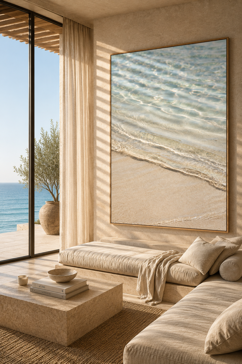 Coastal Wall Art Bundle of 30: Beach Photography & Neutral Ocean Printable
