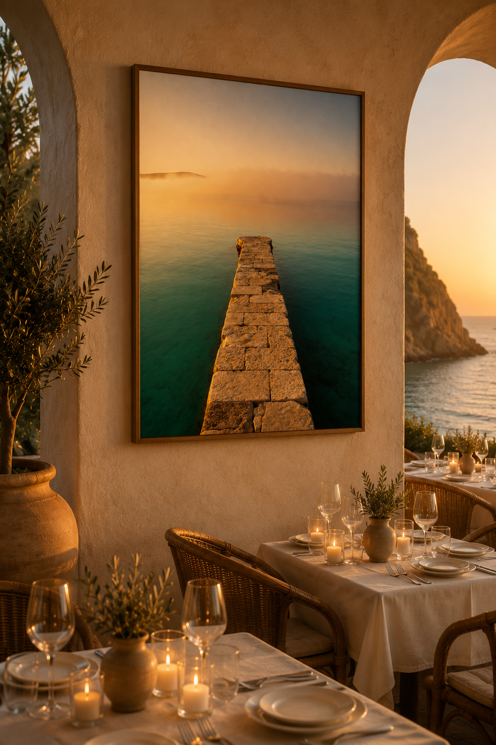 Italian Coast Wall Art Set of 12: Mediterranean Beach Photography Bathroom Decor Printable