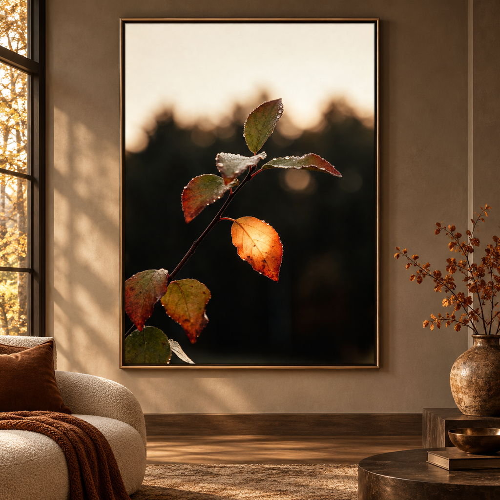 Autumn Wall Art Set of 12: Fall Landscape Photography, Rustic Country Nature Decor Printable