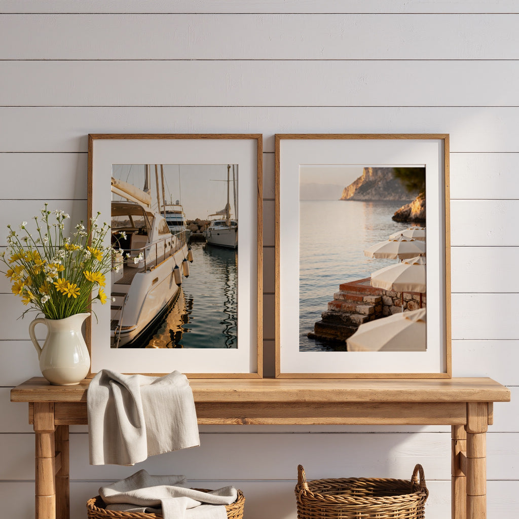 Mediterranean Wall Art Bundle of 50: Coastal Ocean Photography & European Summer Printable