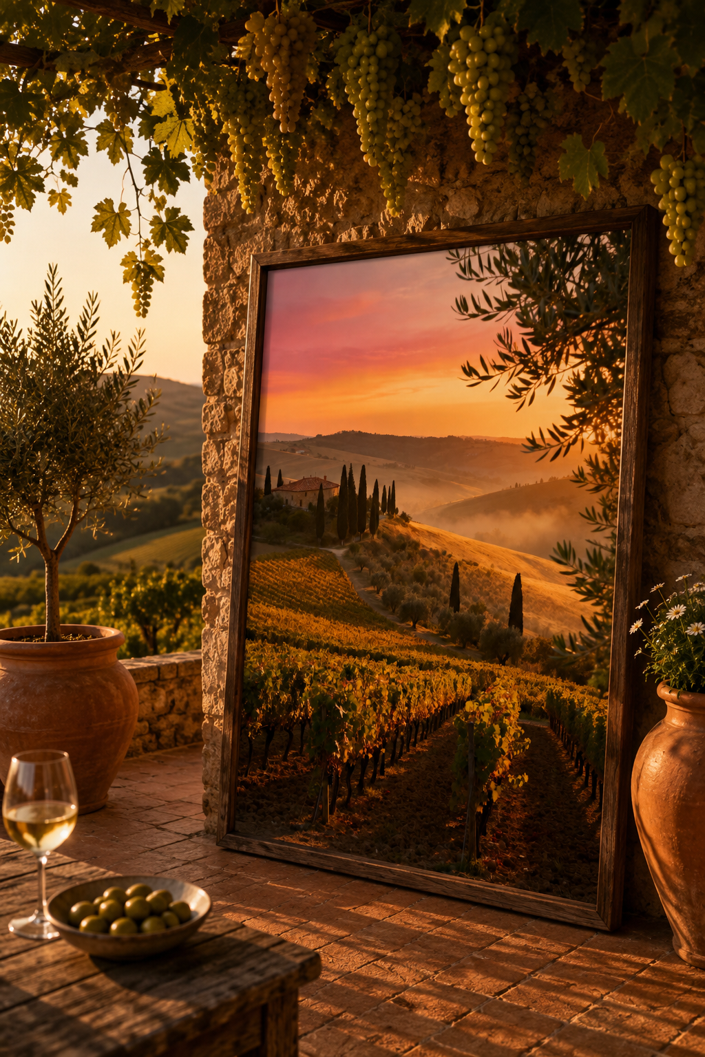 Tuscany Wall Art Bundle of 27: Italian Countryside Sunset Printable