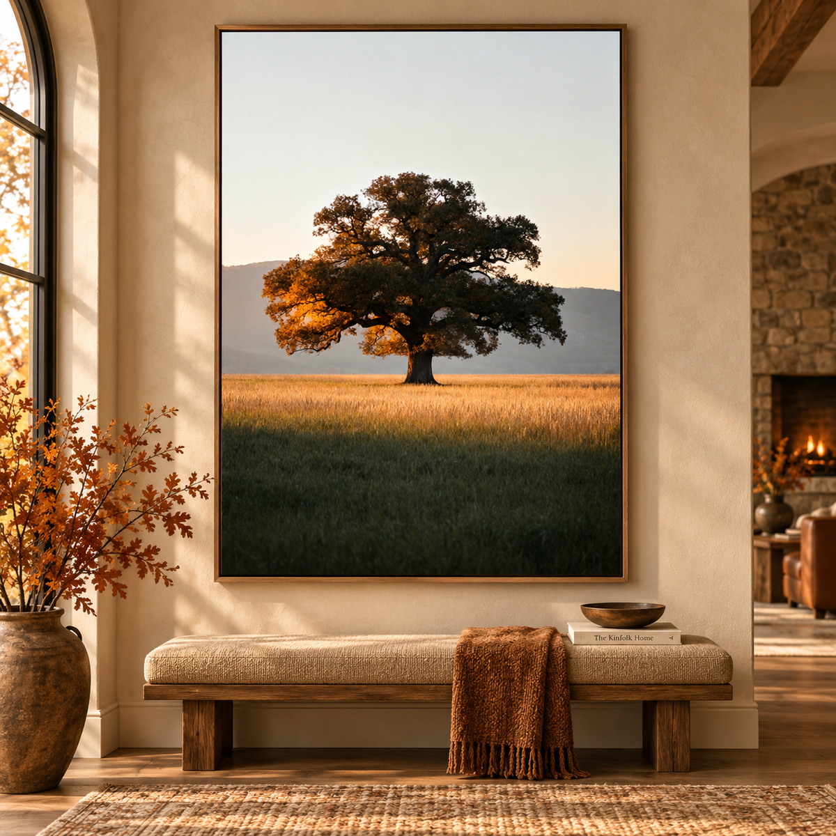 Autumn Wall Art Set of 12: Fall Landscape Photography, Rustic Country Nature Decor Printable