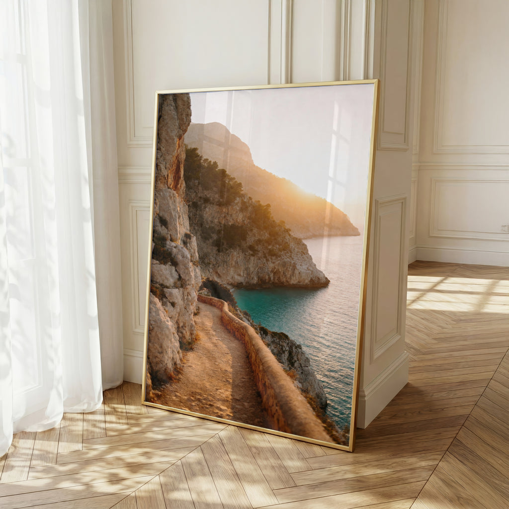 Italian Coast Wall Art Set of 12: Mediterranean Beach Photography Bathroom Decor Printable