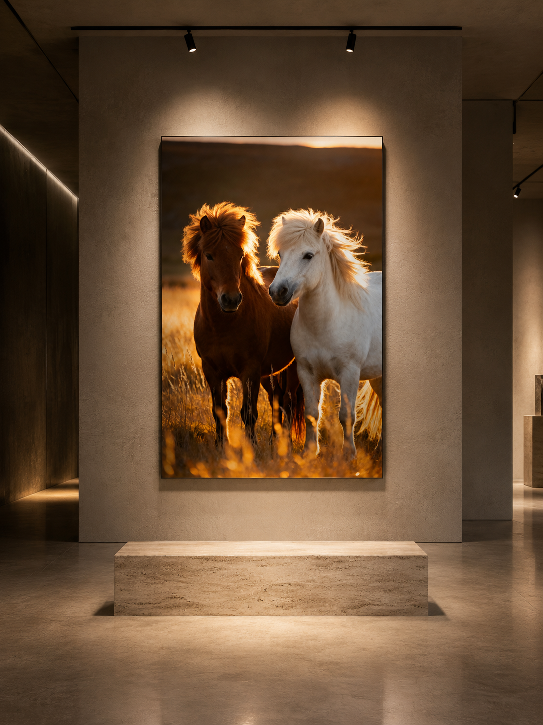 Icelandic Horse Wall Art Set of 3: Rustic Farmhouse Printable