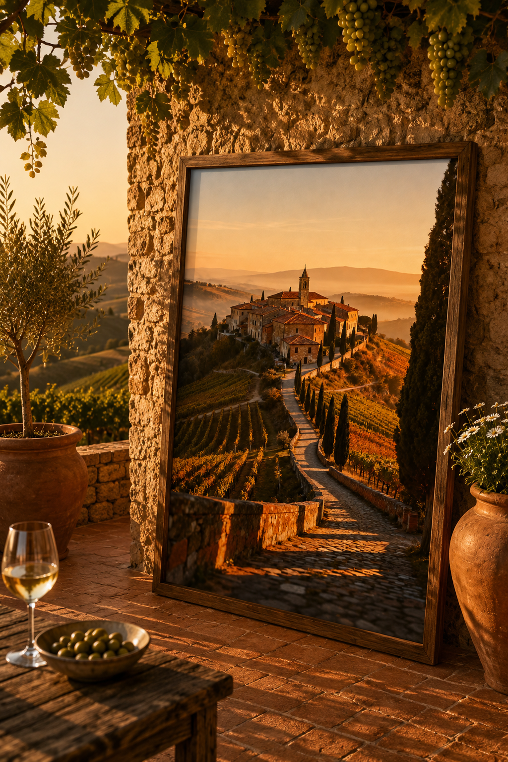 Tuscany Wall Art Bundle of 27: Italian Countryside Sunset Printable