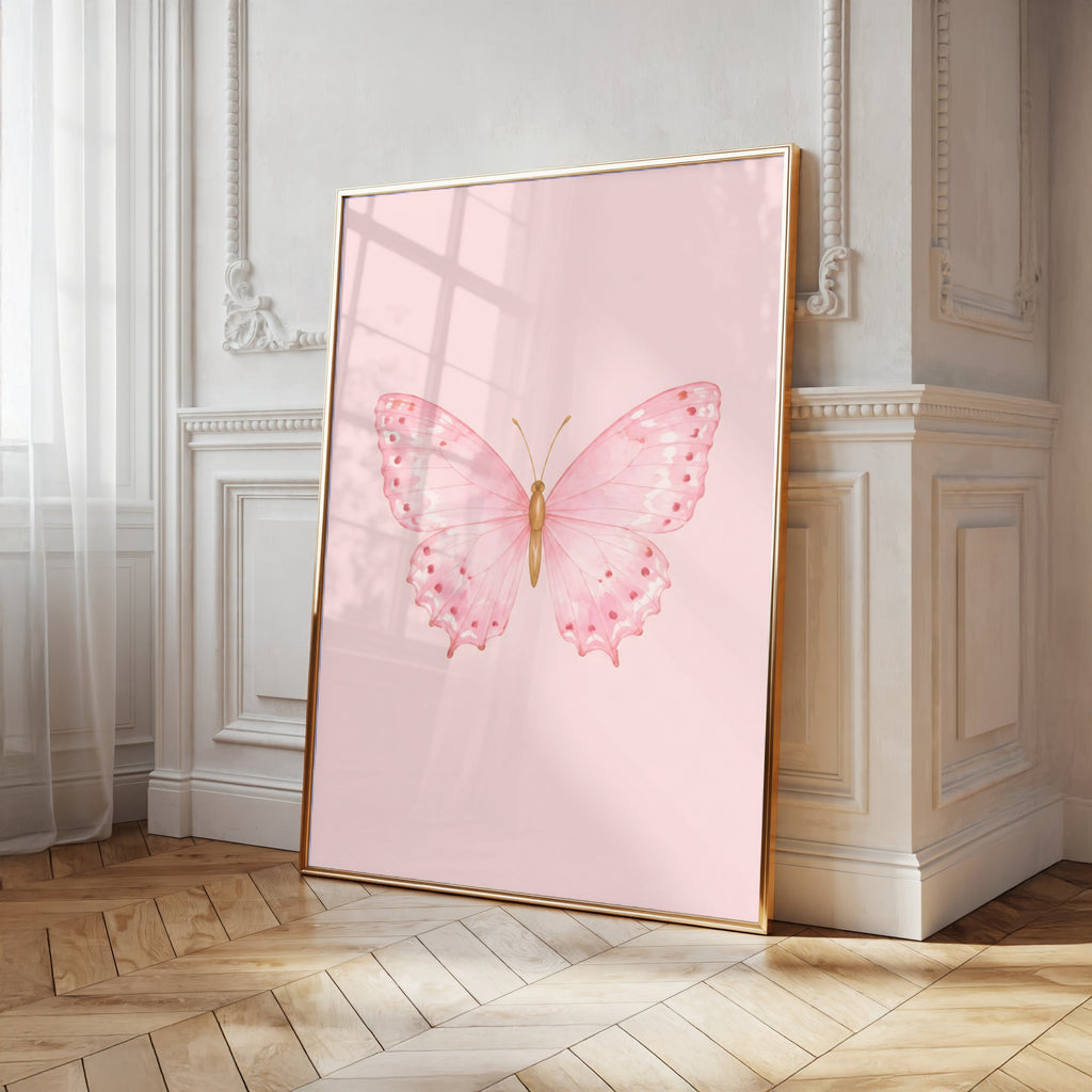 Colorful Butterfly Wall Art Set of 3: Pastel Nursery Decor Printable